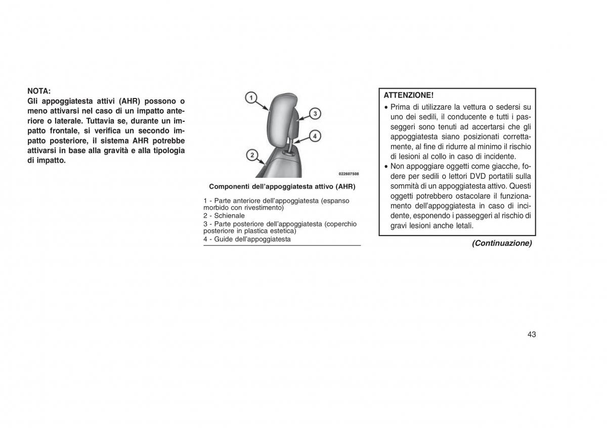 Jeep Grand Cherokee WK2 WH2 manuale del proprietario / page 47