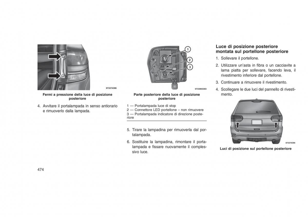 Jeep Grand Cherokee WK2 WH2 manuale del proprietario / page 478