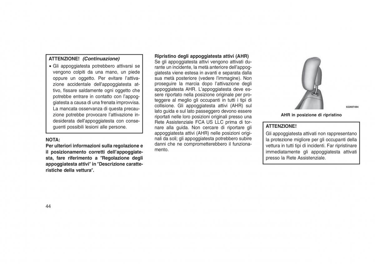 Jeep Grand Cherokee WK2 WH2 manuale del proprietario / page 48