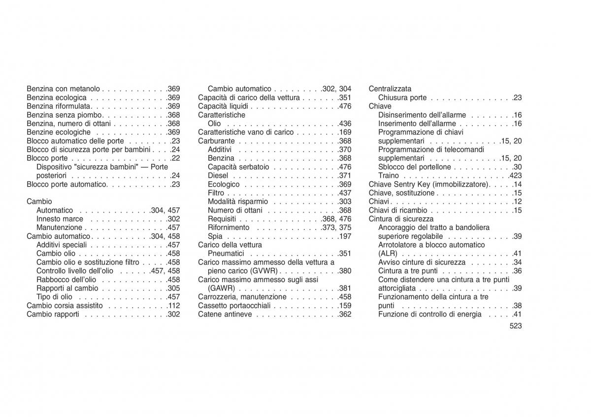 Jeep Grand Cherokee WK2 WH2 manuale del proprietario / page 527