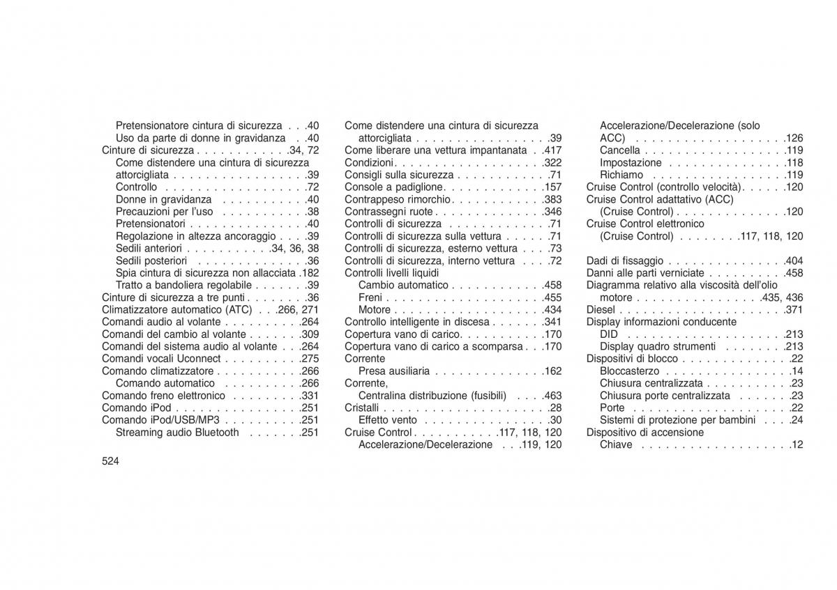 Jeep Grand Cherokee WK2 WH2 manuale del proprietario / page 528