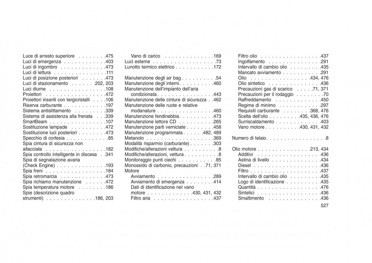 Jeep Grand Cherokee WK2 WH2 manuale del proprietario / page 531