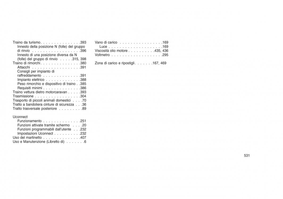 Jeep Grand Cherokee WK2 WH2 manuale del proprietario / page 535