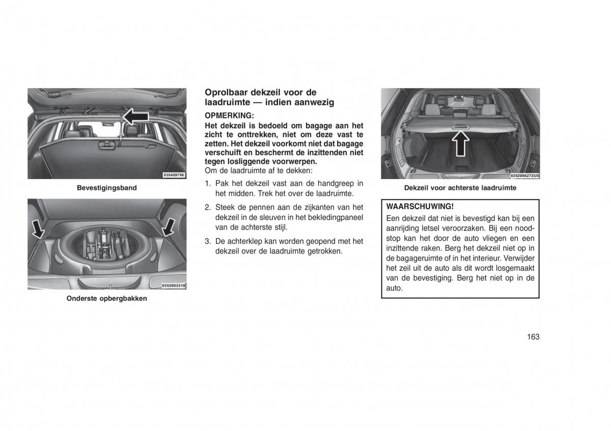 Jeep Grand Cherokee WK2 WH2 handleiding / page 167