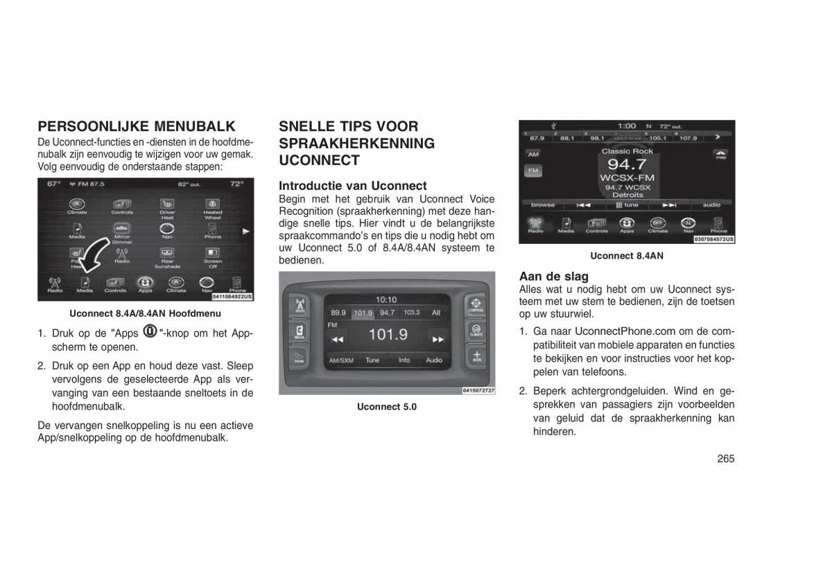 Jeep Grand Cherokee WK2 WH2 handleiding / page 269