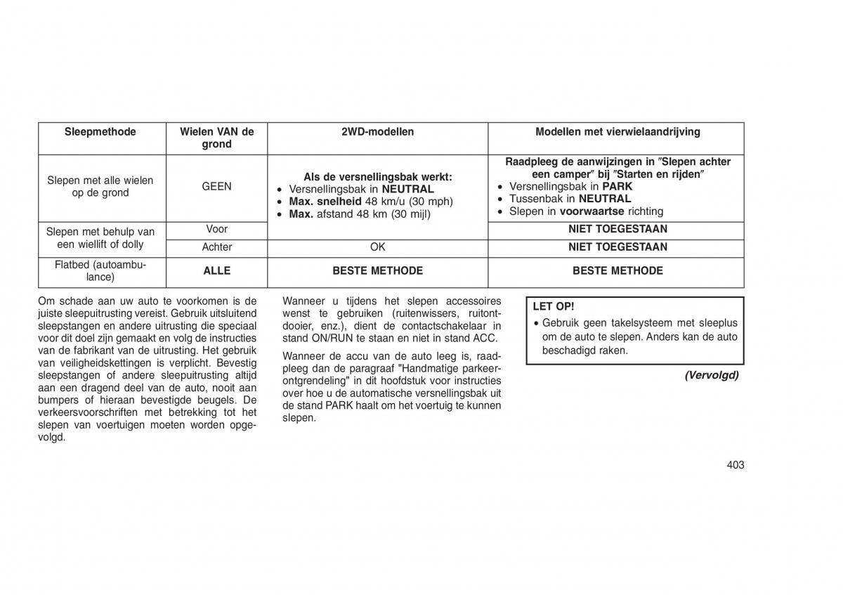 Jeep Grand Cherokee WK2 WH2 handleiding / page 407