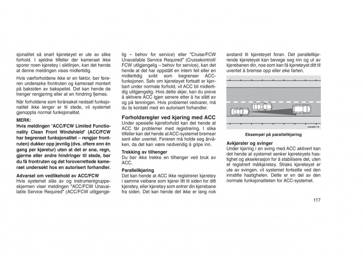 Jeep Grand Cherokee WK2 WH2 bruksanvisningen / page 121