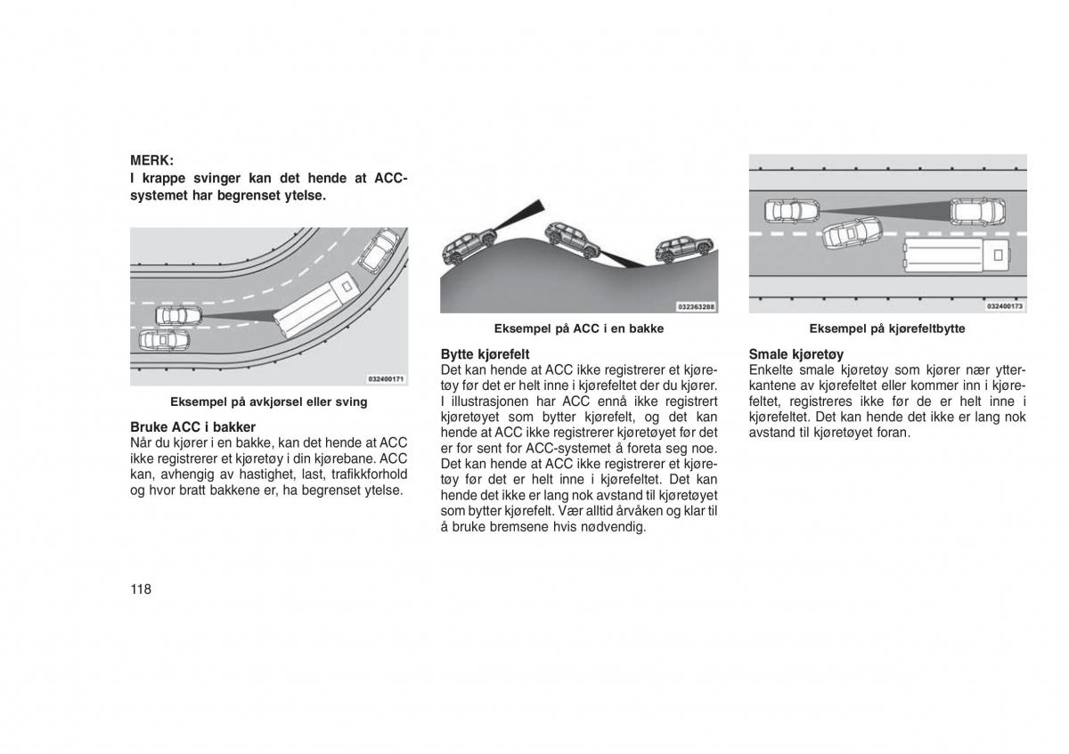 Jeep Grand Cherokee WK2 WH2 bruksanvisningen / page 122