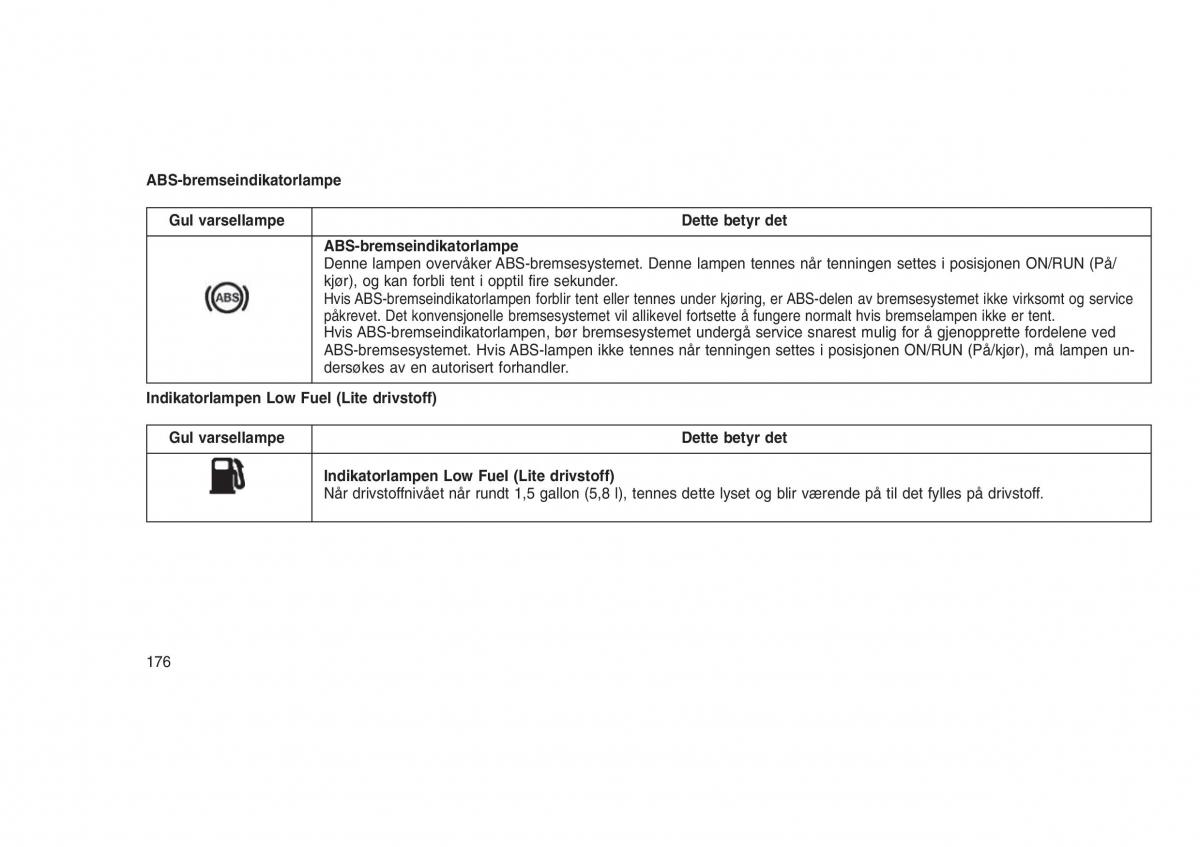 Jeep Grand Cherokee WK2 WH2 bruksanvisningen / page 180