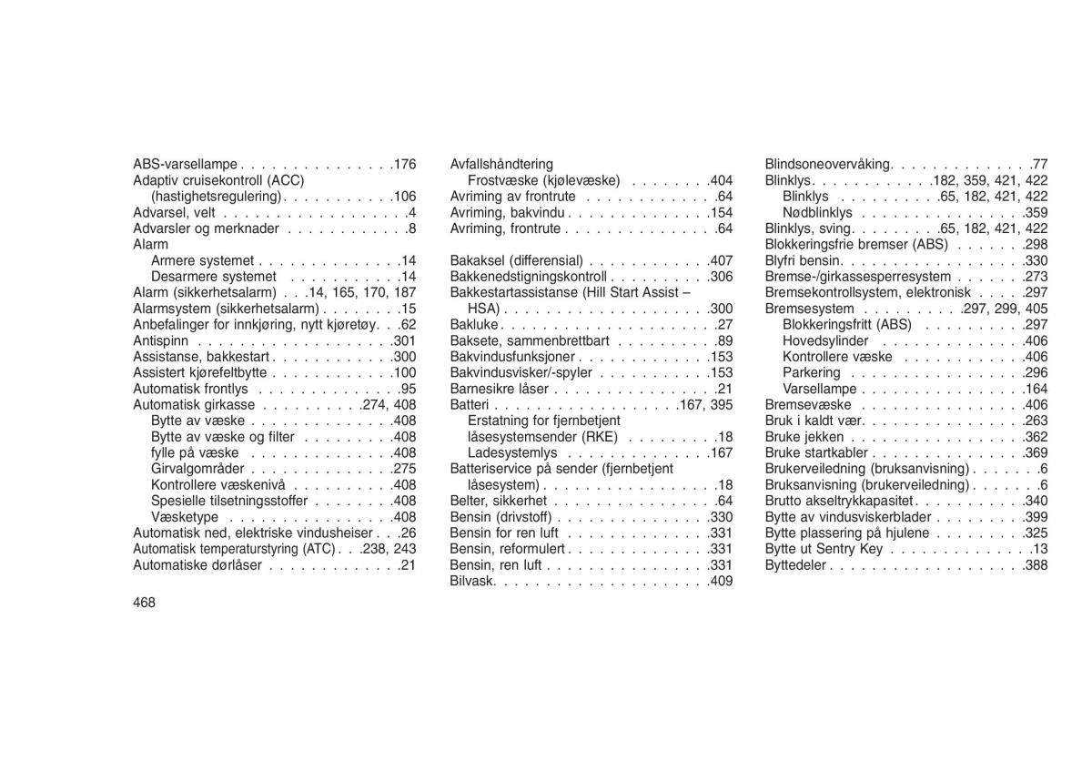 Jeep Grand Cherokee WK2 WH2 bruksanvisningen / page 472