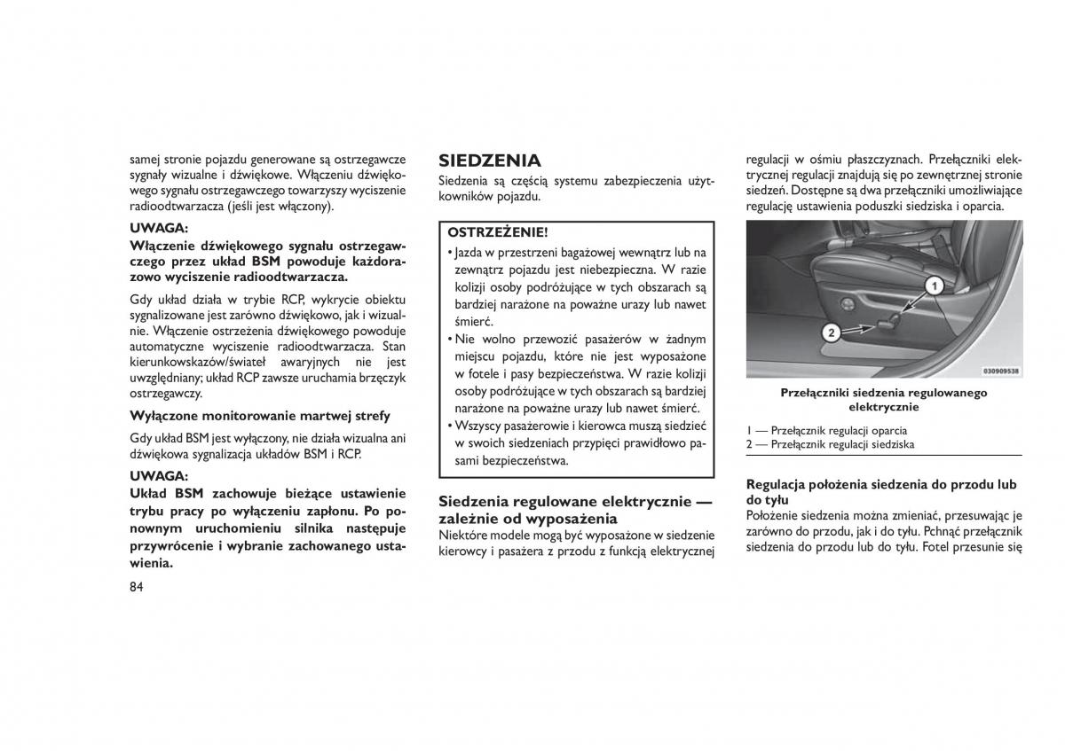 Jeep Grand Cherokee WK2 WH2 instrukcja obslugi / page 88