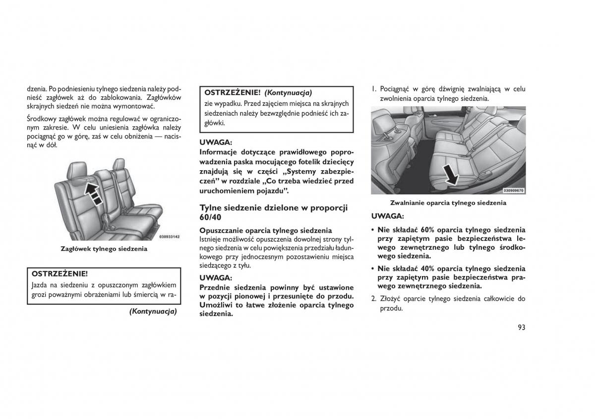 Jeep Grand Cherokee WK2 WH2 instrukcja obslugi / page 97