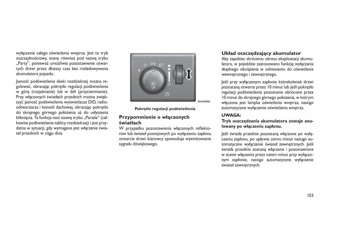 Jeep Grand Cherokee WK2 WH2 instrukcja obslugi / page 107