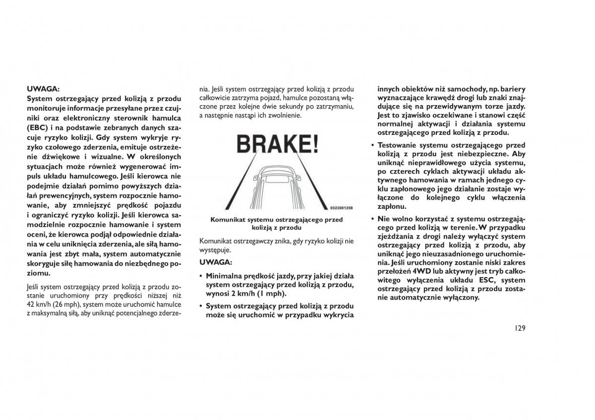 Jeep Grand Cherokee WK2 WH2 instrukcja obslugi / page 133