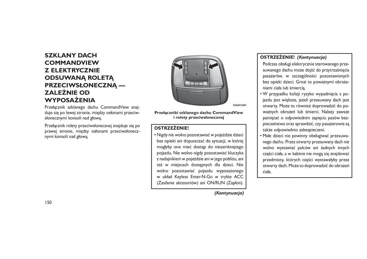 Jeep Grand Cherokee WK2 WH2 instrukcja obslugi / page 154