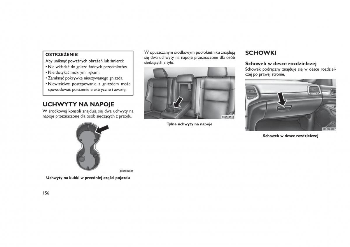 Jeep Grand Cherokee WK2 WH2 instrukcja obslugi / page 160