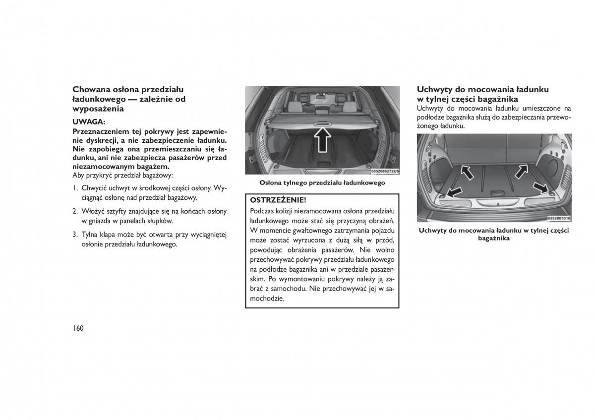 Jeep Grand Cherokee WK2 WH2 instrukcja obslugi / page 164