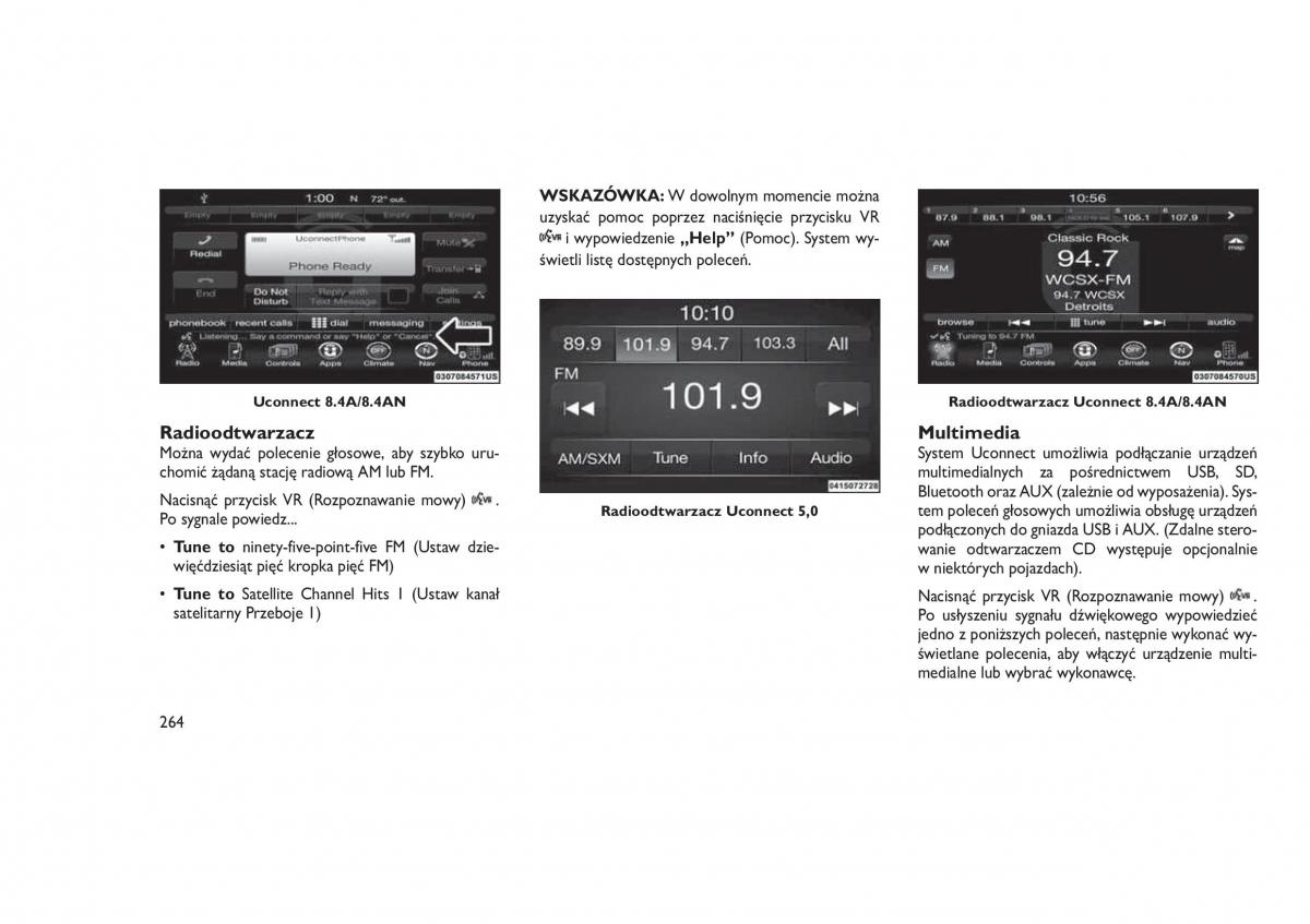 Jeep Grand Cherokee WK2 WH2 instrukcja obslugi / page 268