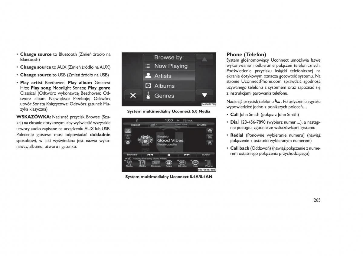 Jeep Grand Cherokee WK2 WH2 instrukcja obslugi / page 269