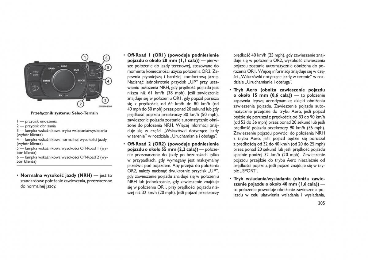 Jeep Grand Cherokee WK2 WH2 instrukcja obslugi / page 309