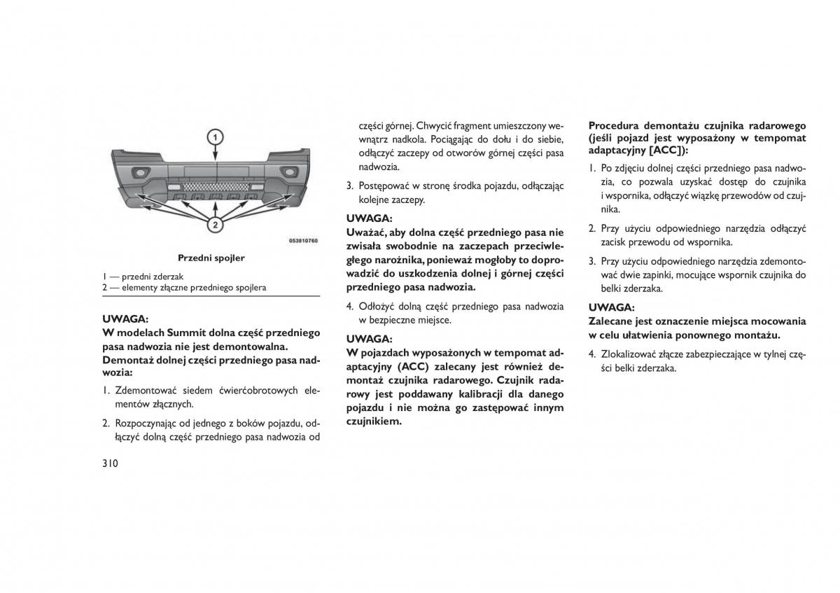 Jeep Grand Cherokee WK2 WH2 instrukcja obslugi / page 314