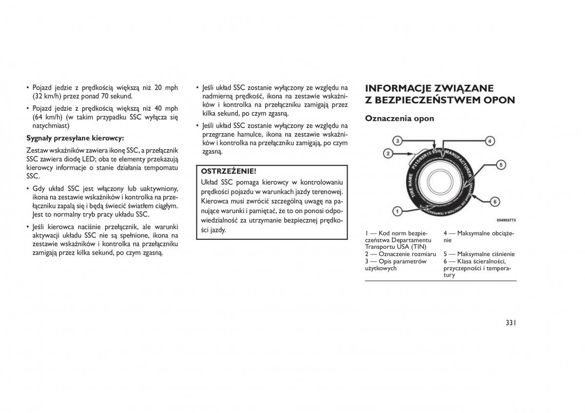 Jeep Grand Cherokee WK2 WH2 instrukcja obslugi / page 335