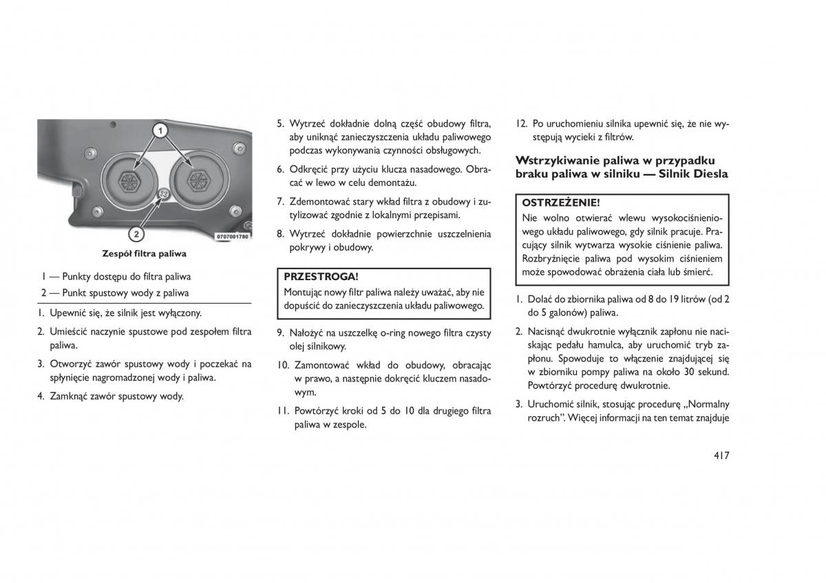 Jeep Grand Cherokee WK2 WH2 instrukcja obslugi / page 421