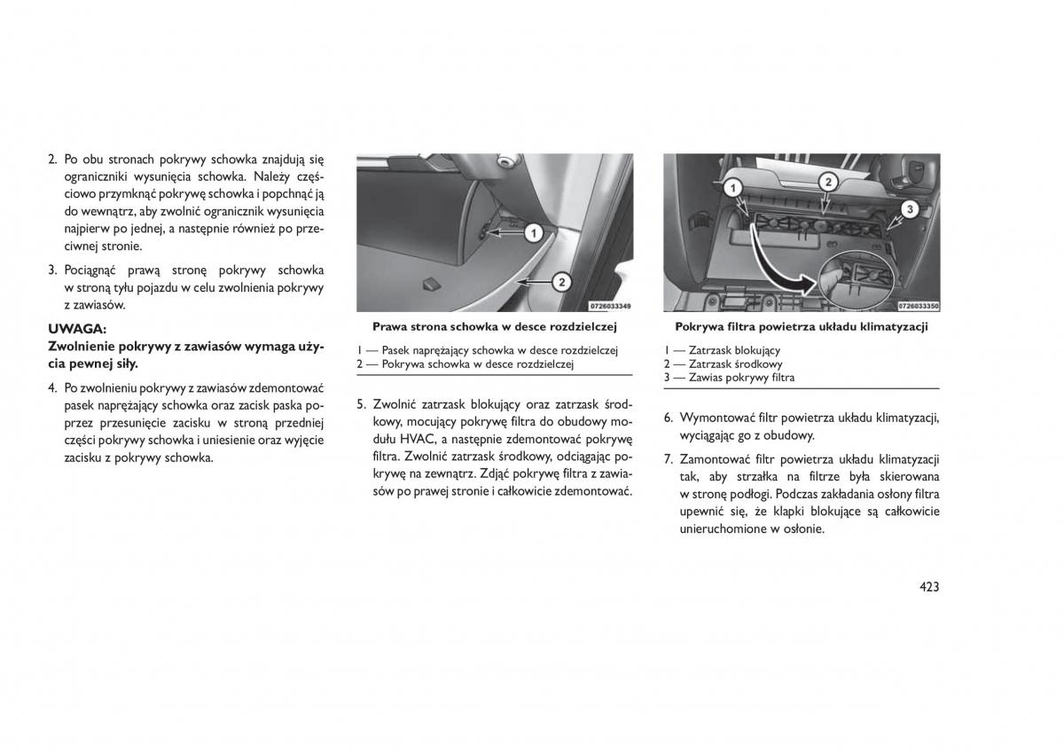 Jeep Grand Cherokee WK2 WH2 instrukcja obslugi / page 427