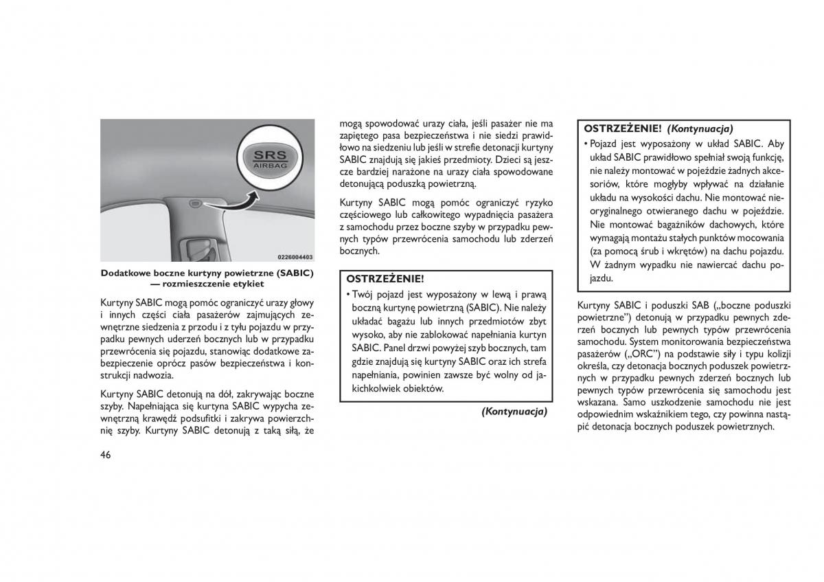 Jeep Grand Cherokee WK2 WH2 instrukcja obslugi / page 50