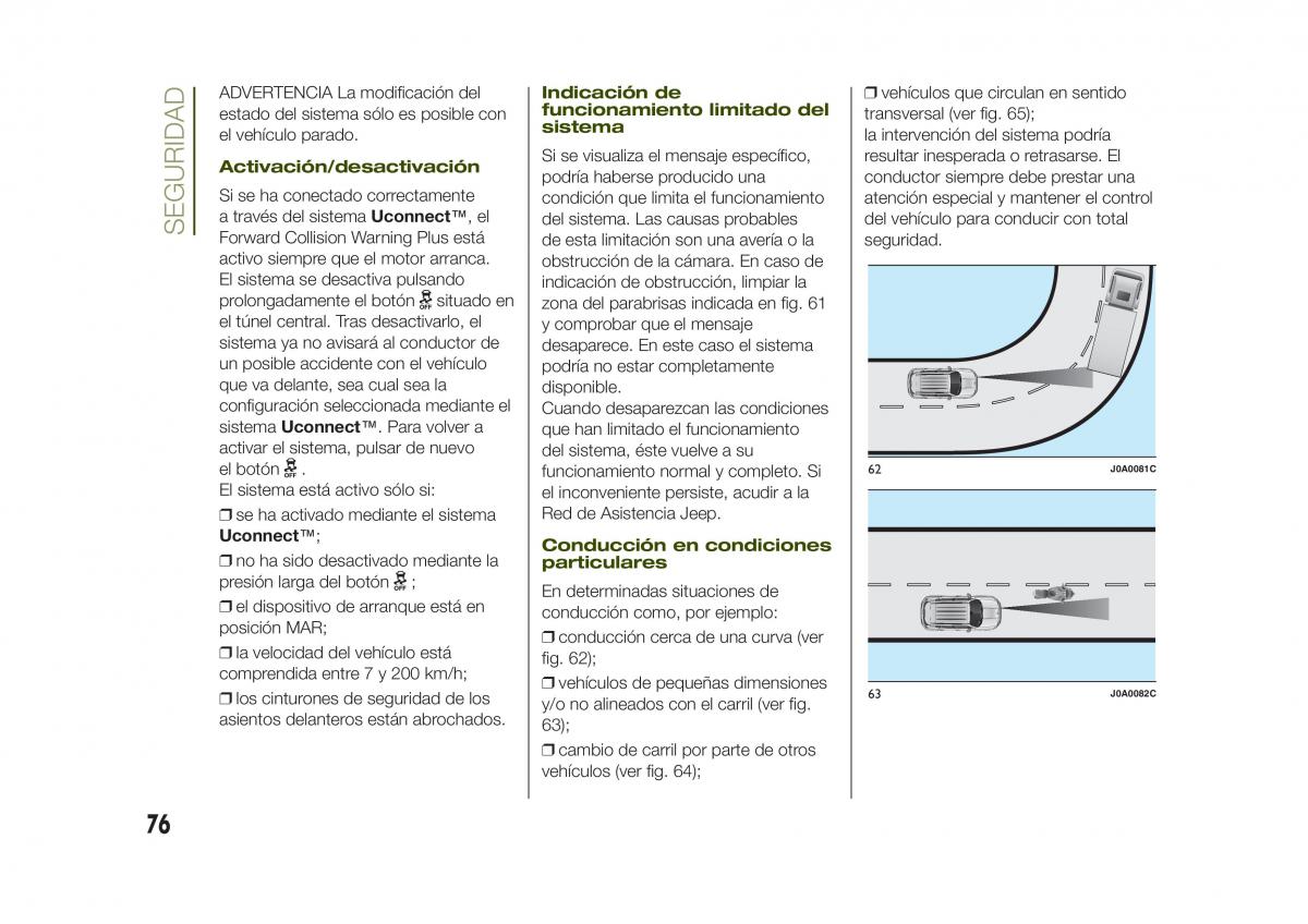 Jeep Renegade manual del propietario / page 78