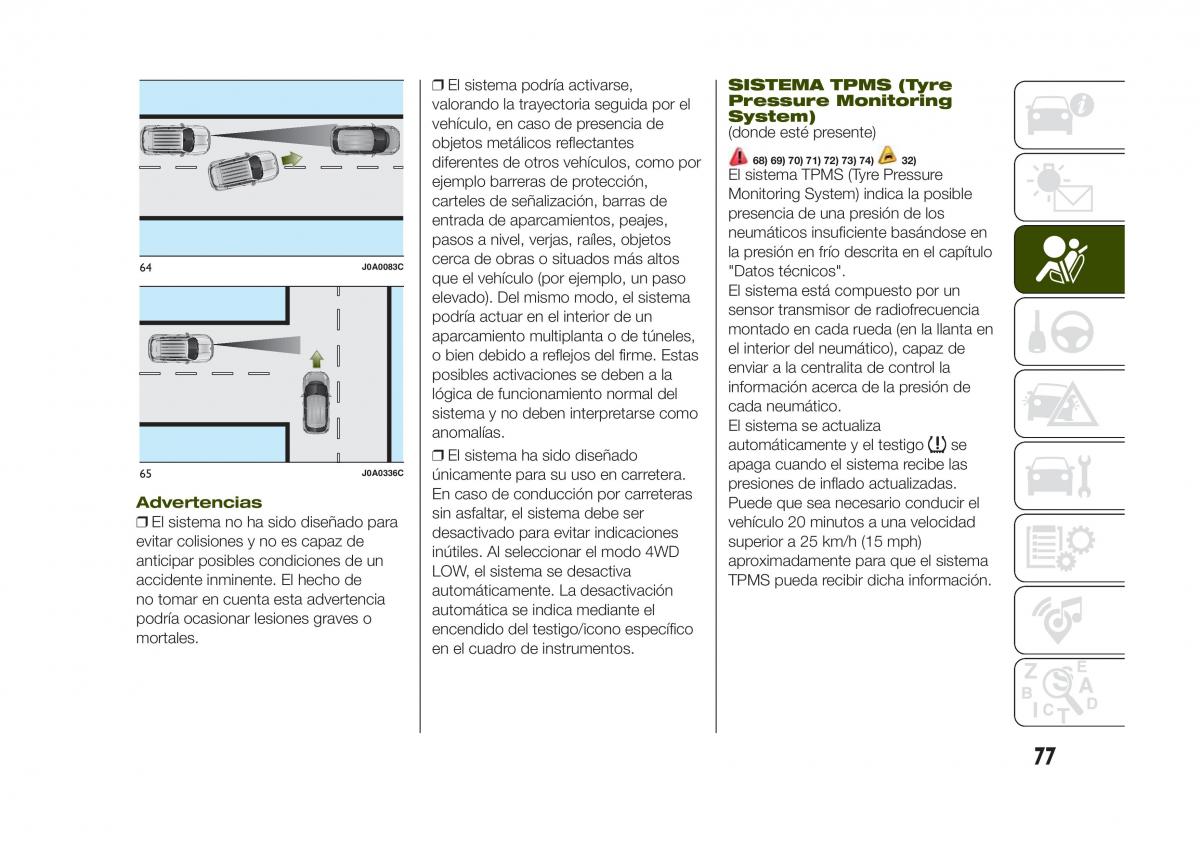 Jeep Renegade manual del propietario / page 79