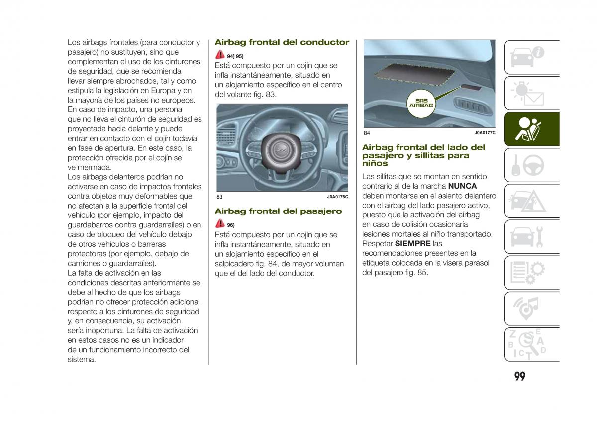 Jeep Renegade manual del propietario / page 101