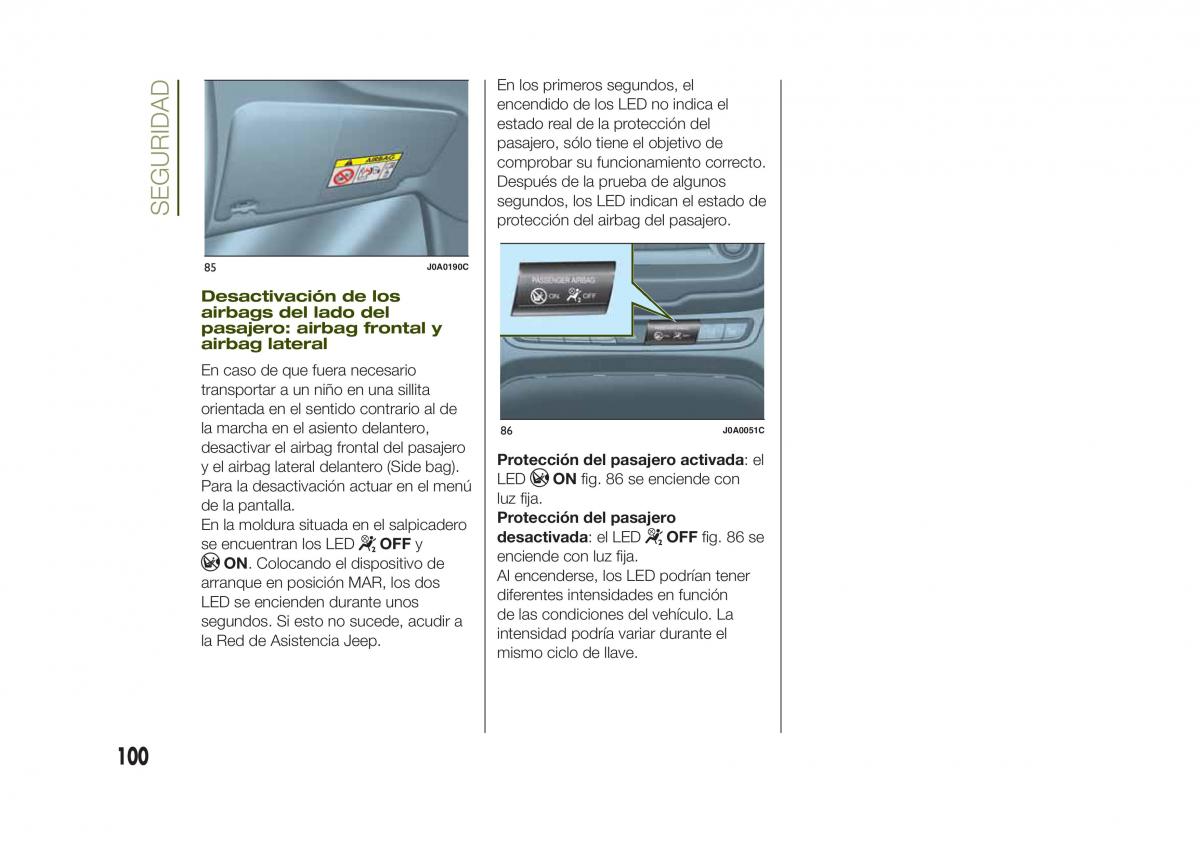 Jeep Renegade manual del propietario / page 102