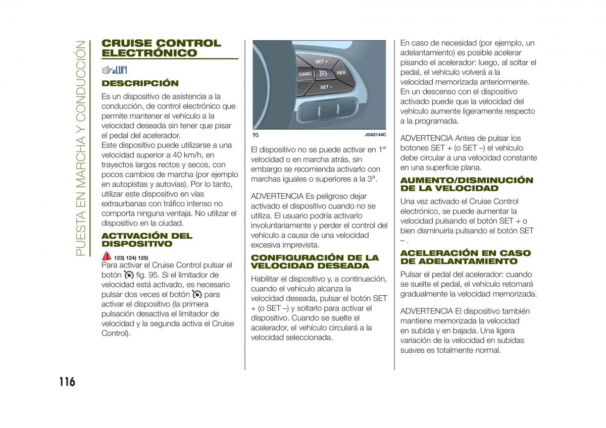 Jeep Renegade manual del propietario / page 118