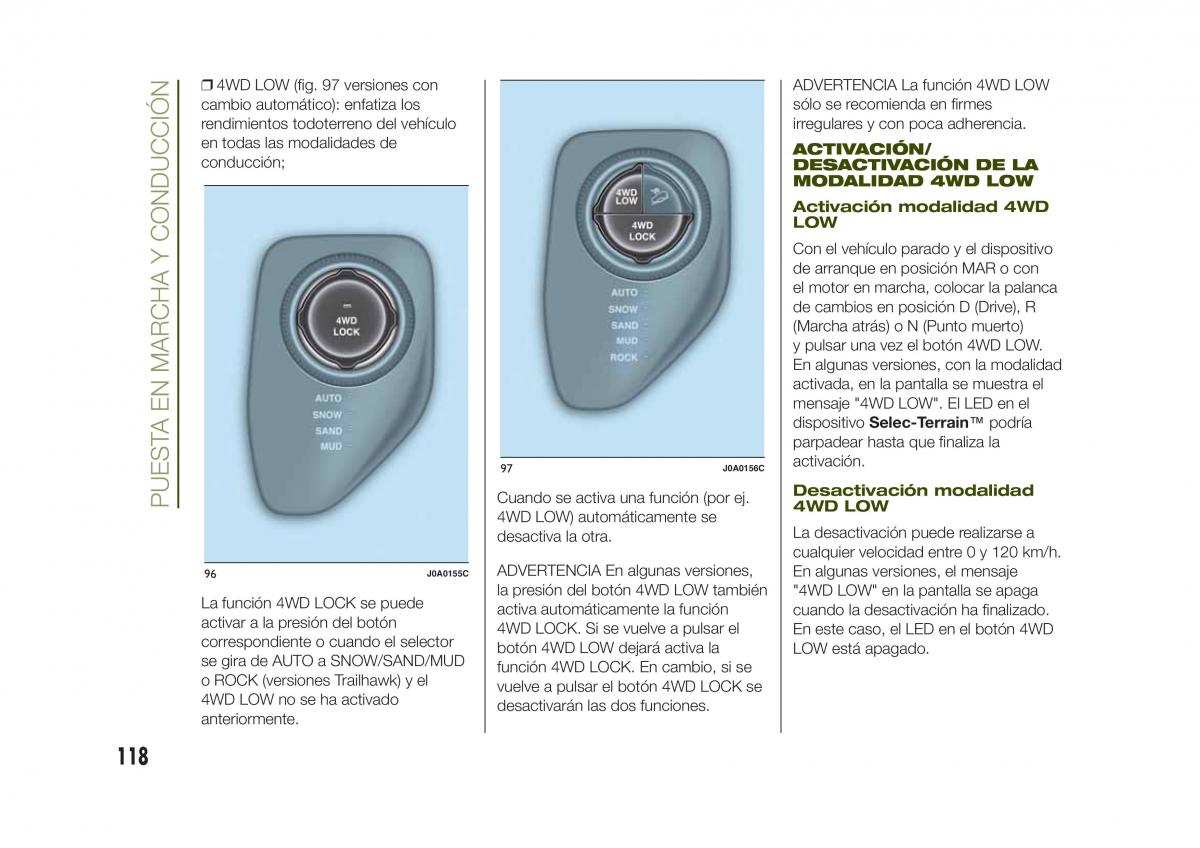 Jeep Renegade manual del propietario / page 120