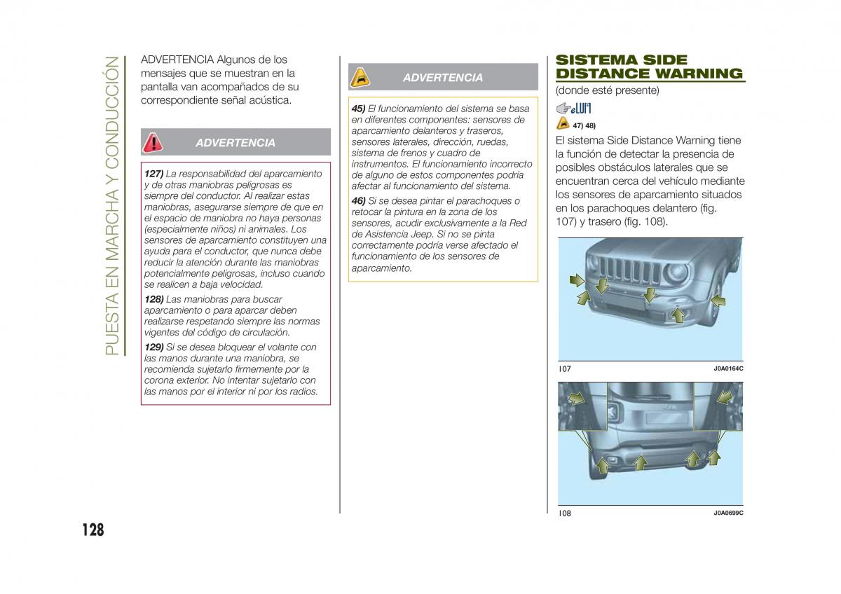 Jeep Renegade manual del propietario / page 130