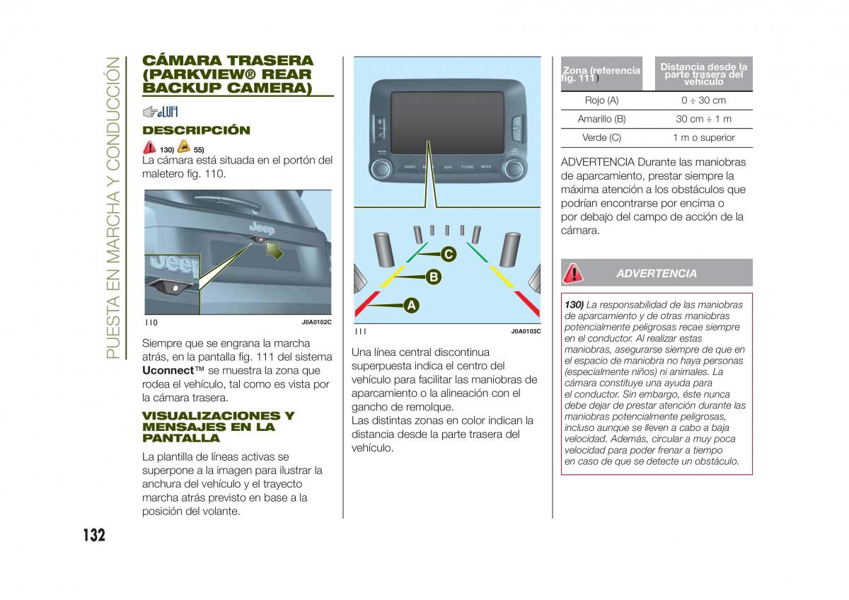 Jeep Renegade manual del propietario / page 134