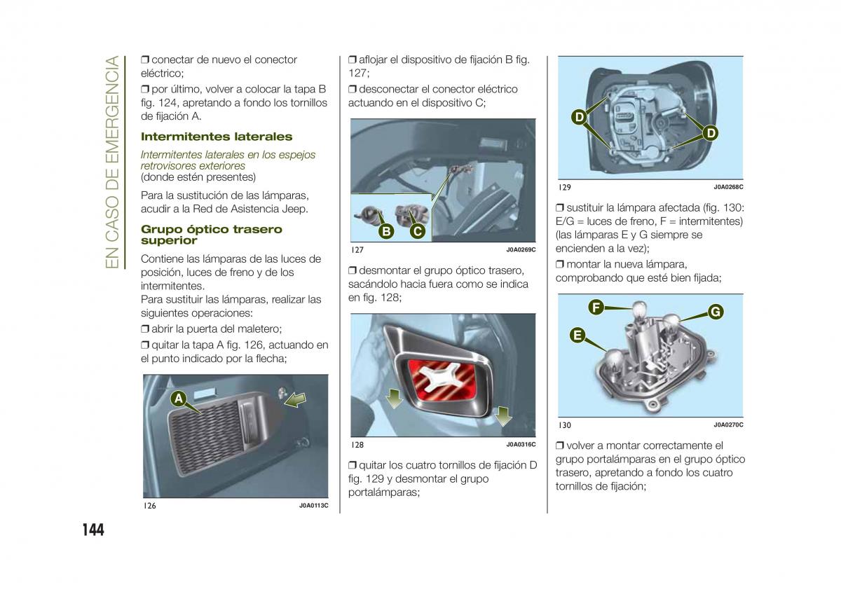 Jeep Renegade manual del propietario / page 146