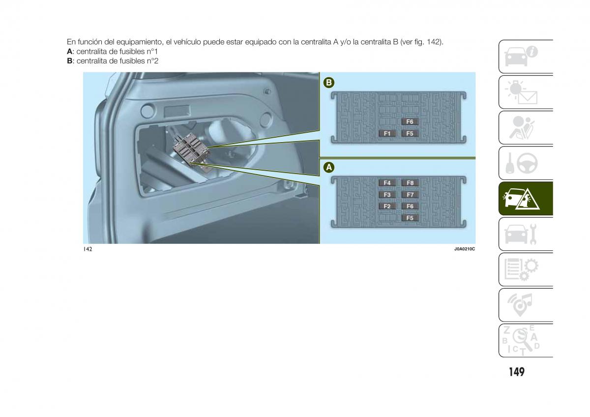 Jeep Renegade manual del propietario / page 151