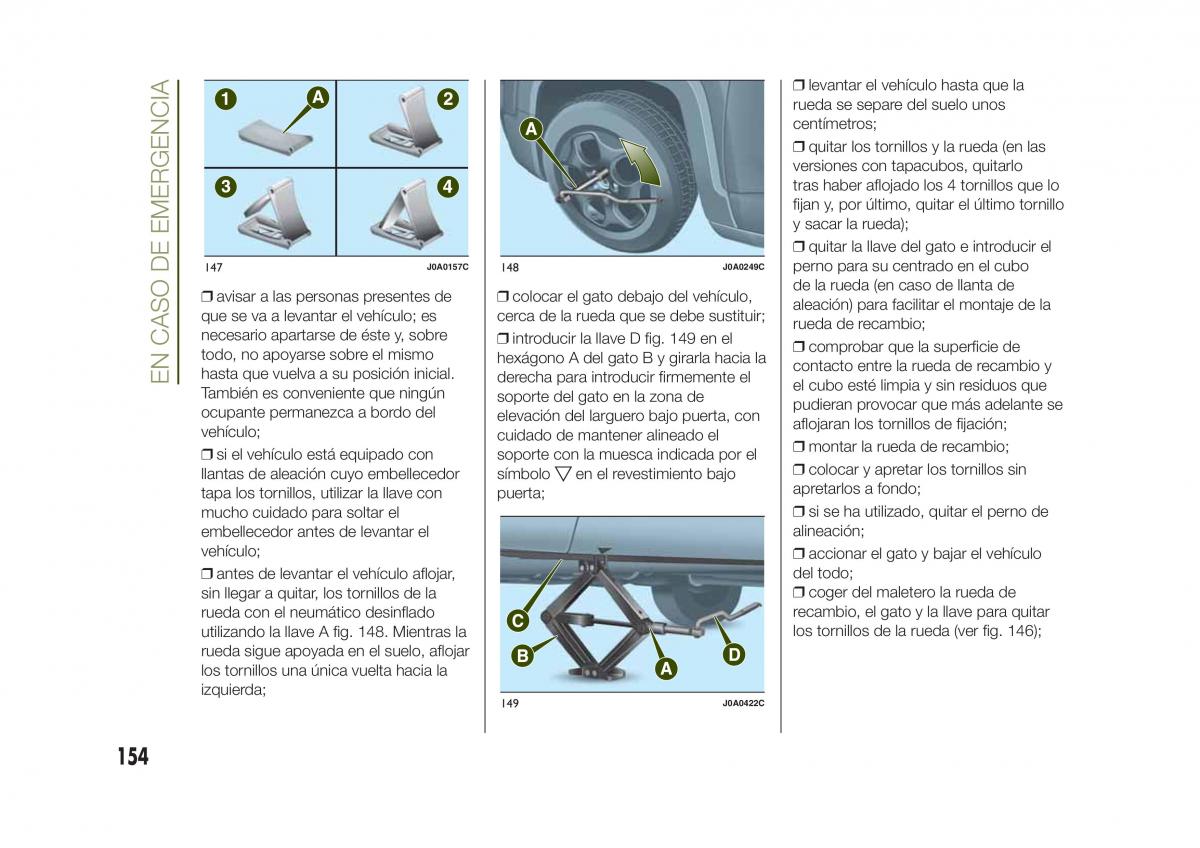 Jeep Renegade manual del propietario / page 156