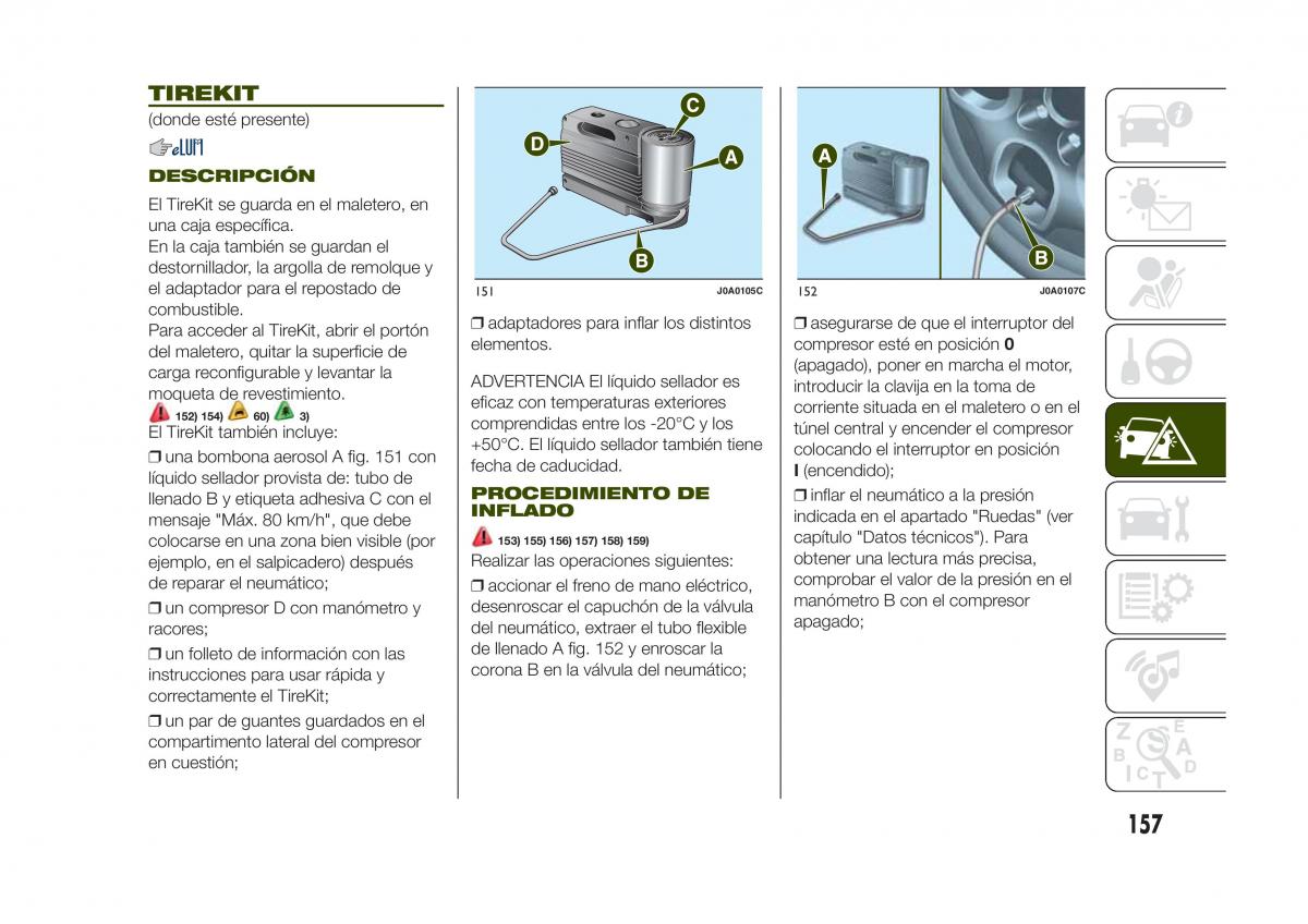 Jeep Renegade manual del propietario / page 159