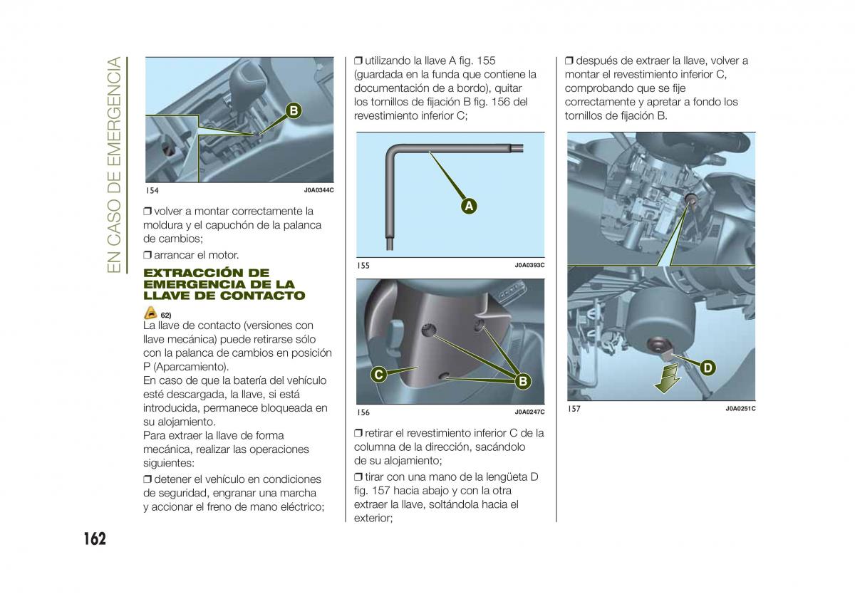 Jeep Renegade manual del propietario / page 164