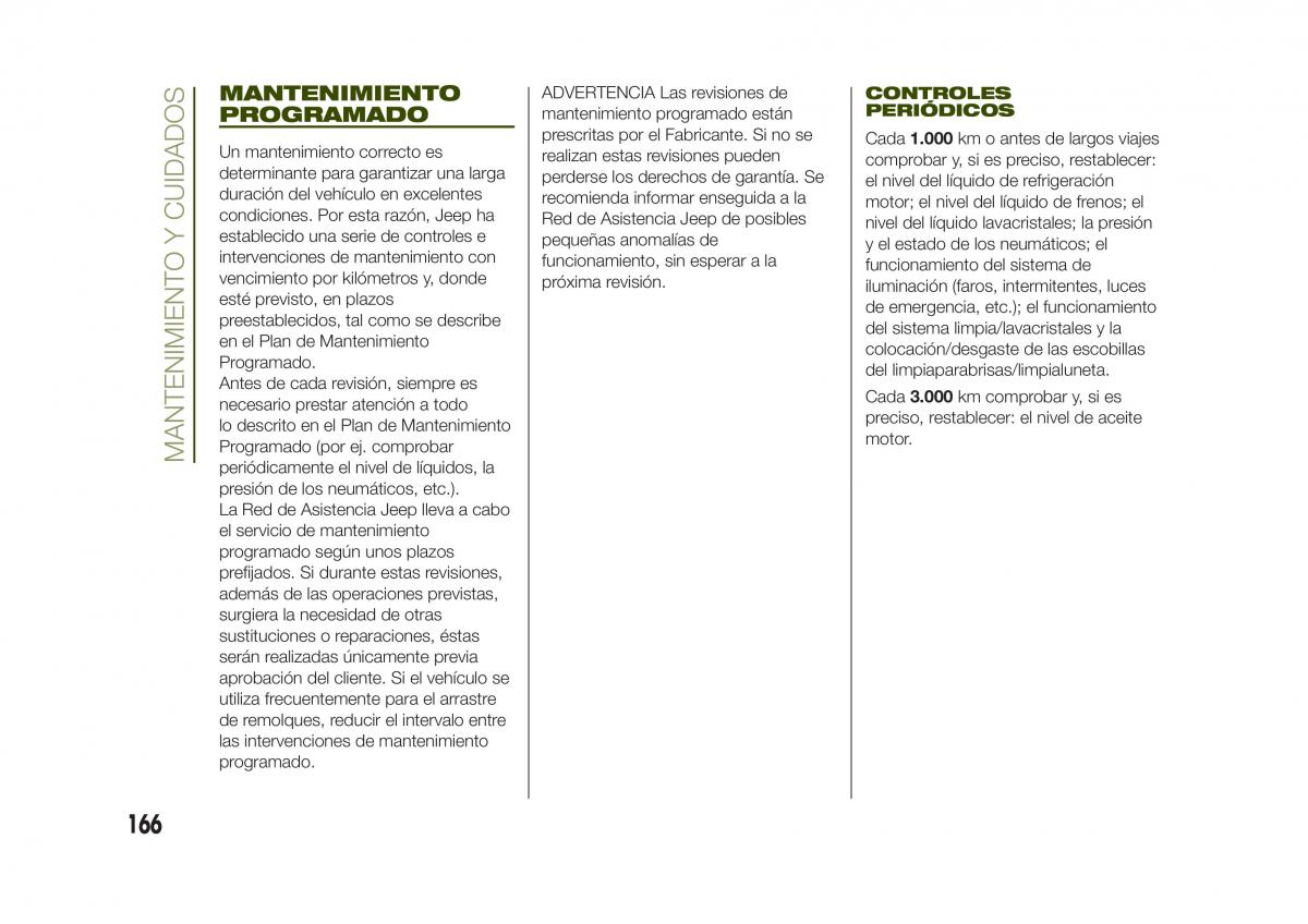 Jeep Renegade manual del propietario / page 168