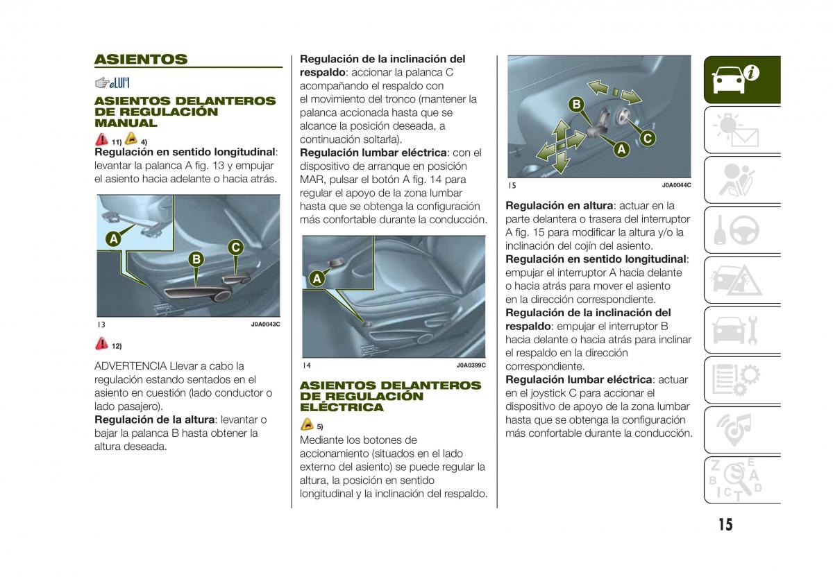 Jeep Renegade manual del propietario / page 17