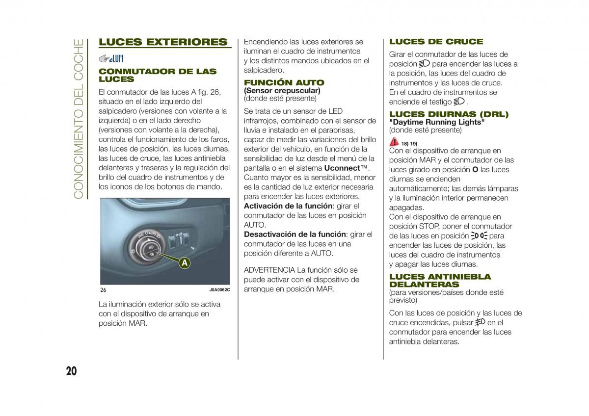 Jeep Renegade manual del propietario / page 22