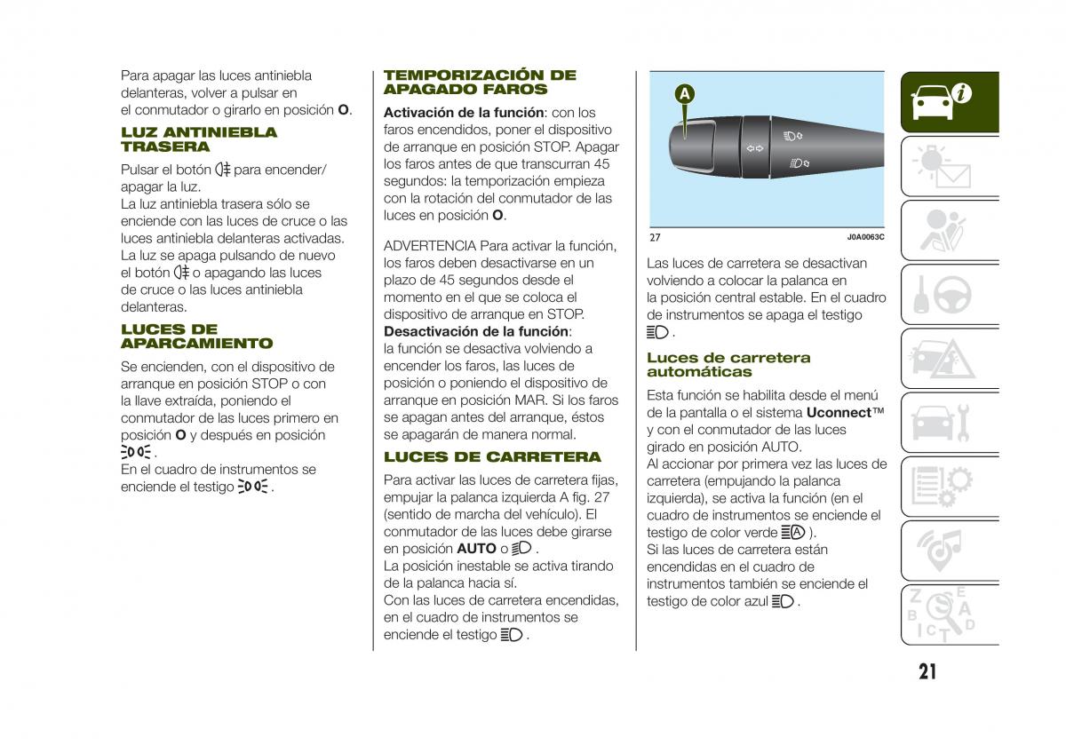 Jeep Renegade manual del propietario / page 23