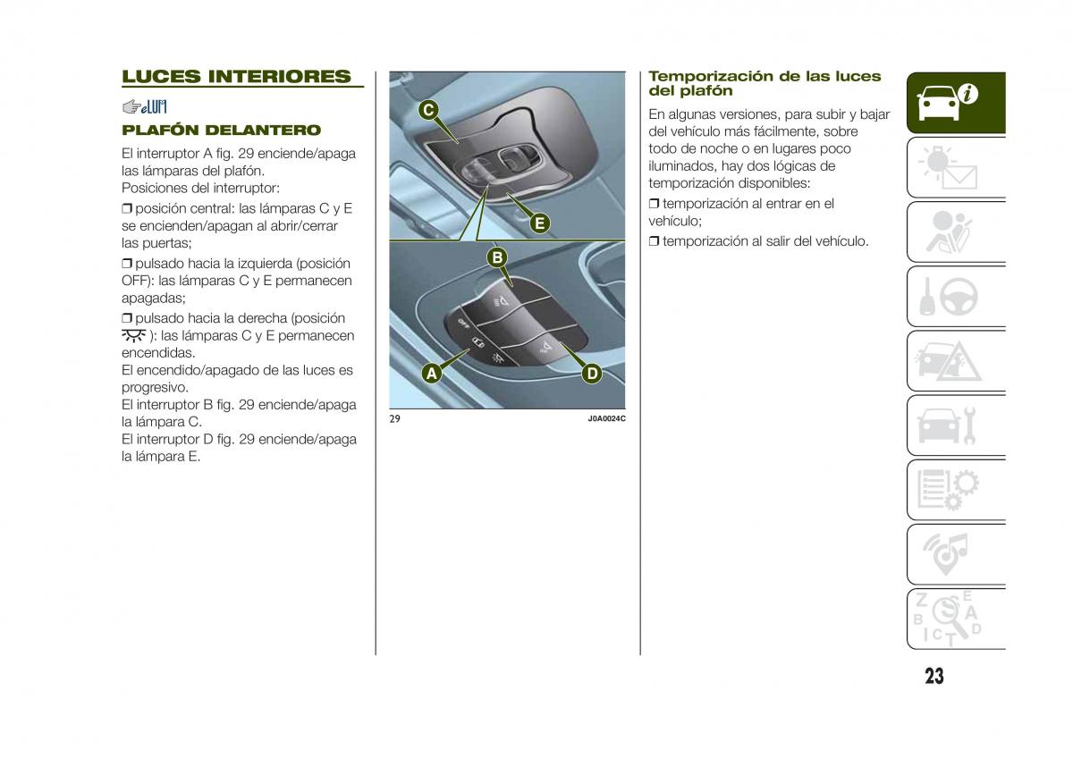 Jeep Renegade manual del propietario / page 25