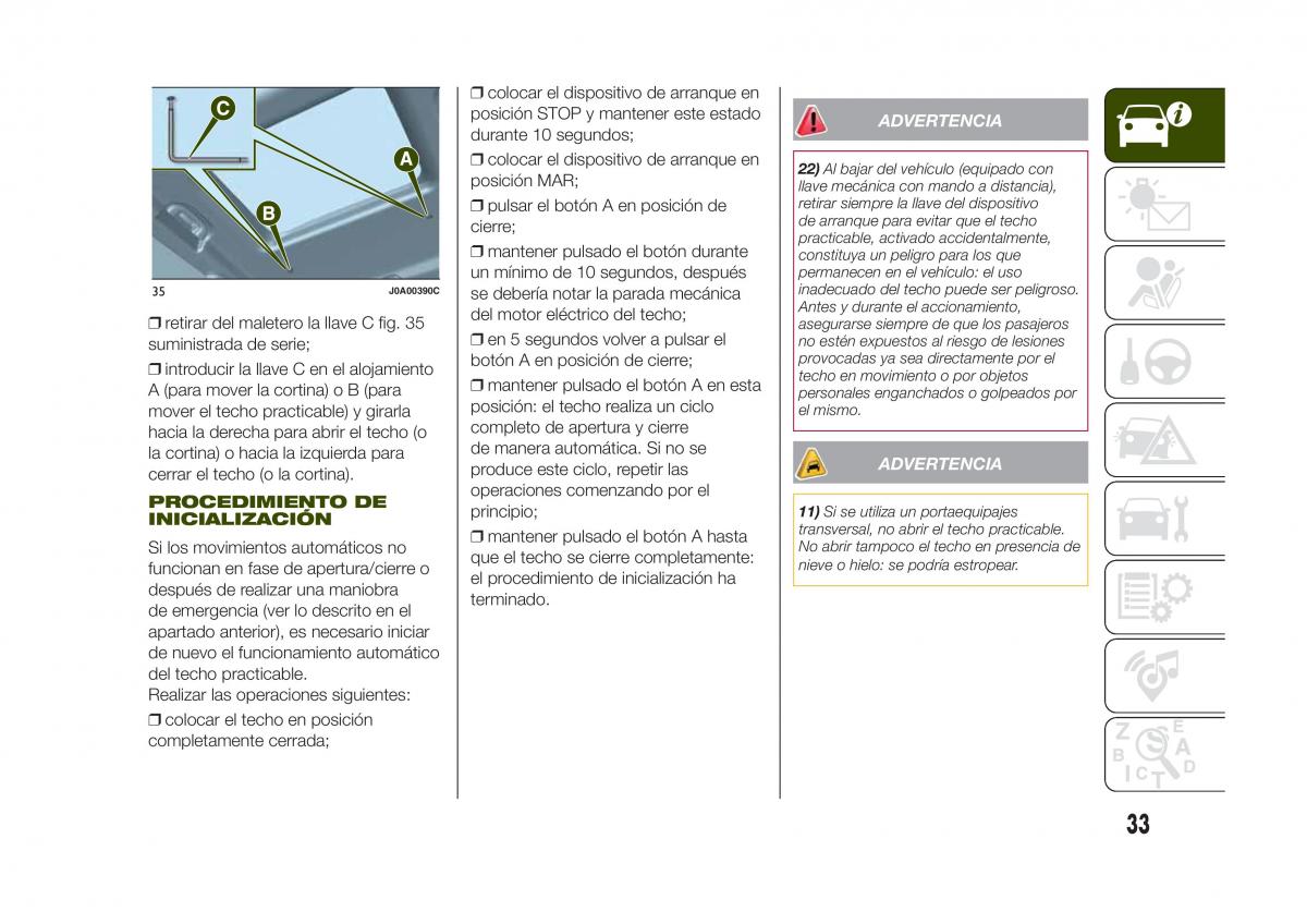 Jeep Renegade manual del propietario / page 35