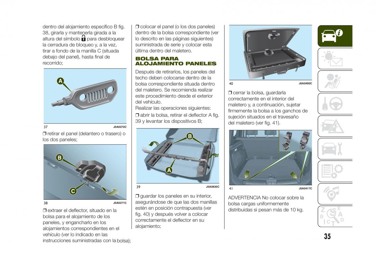 Jeep Renegade manual del propietario / page 37