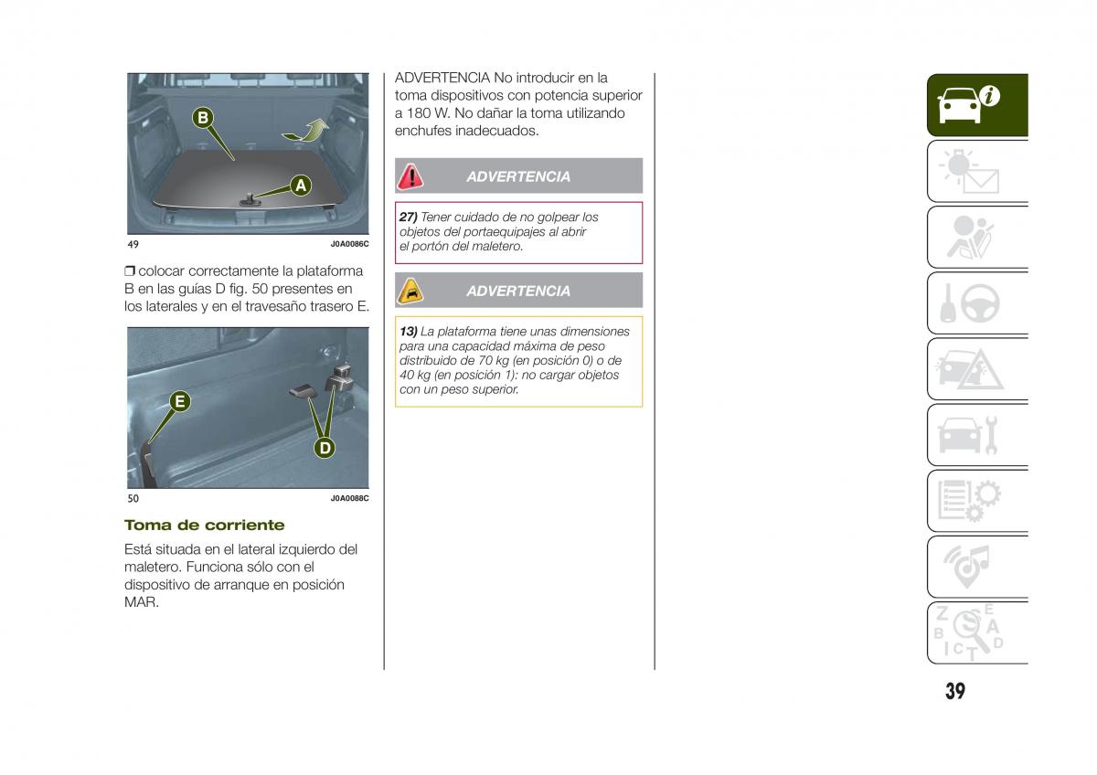 Jeep Renegade manual del propietario / page 41